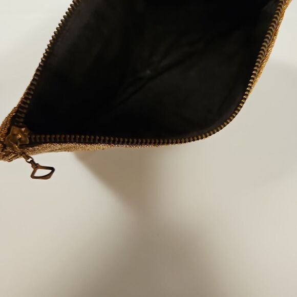 Vintage Small Gold Beaded Clutch - Picture 3 of 6